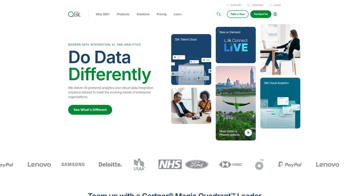 Qlik Homepage