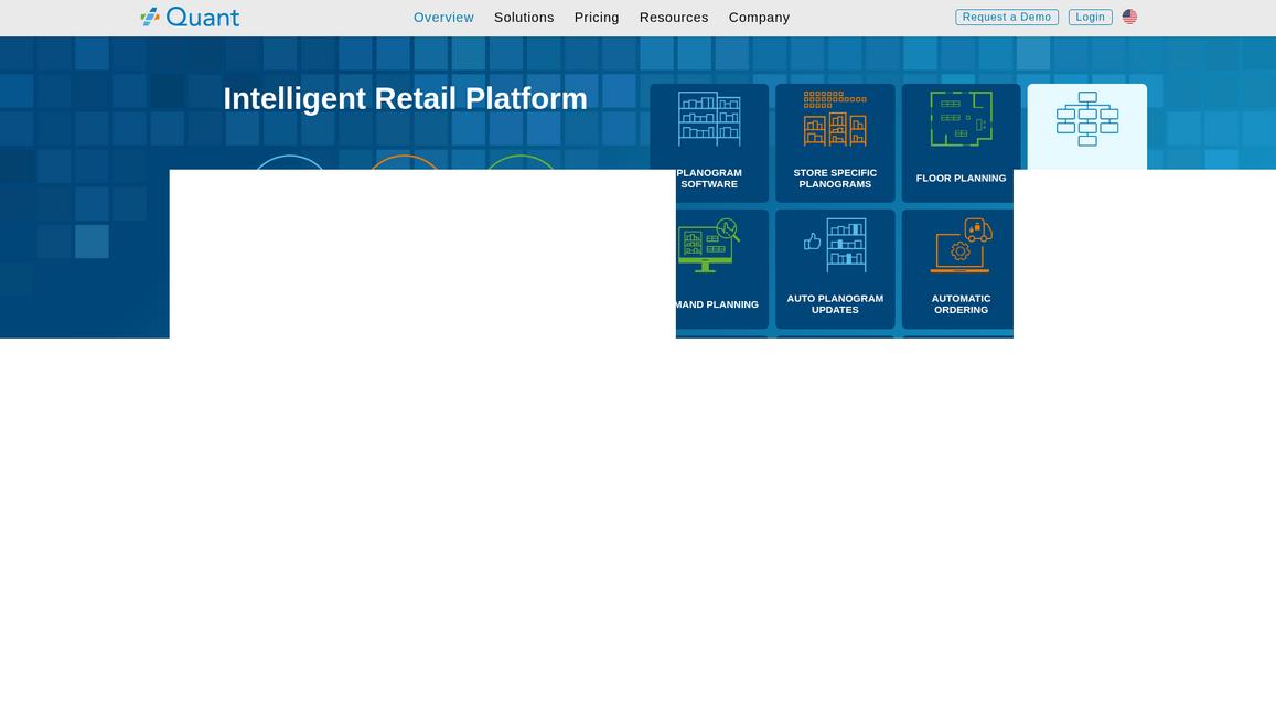 Quant Retail Homepage