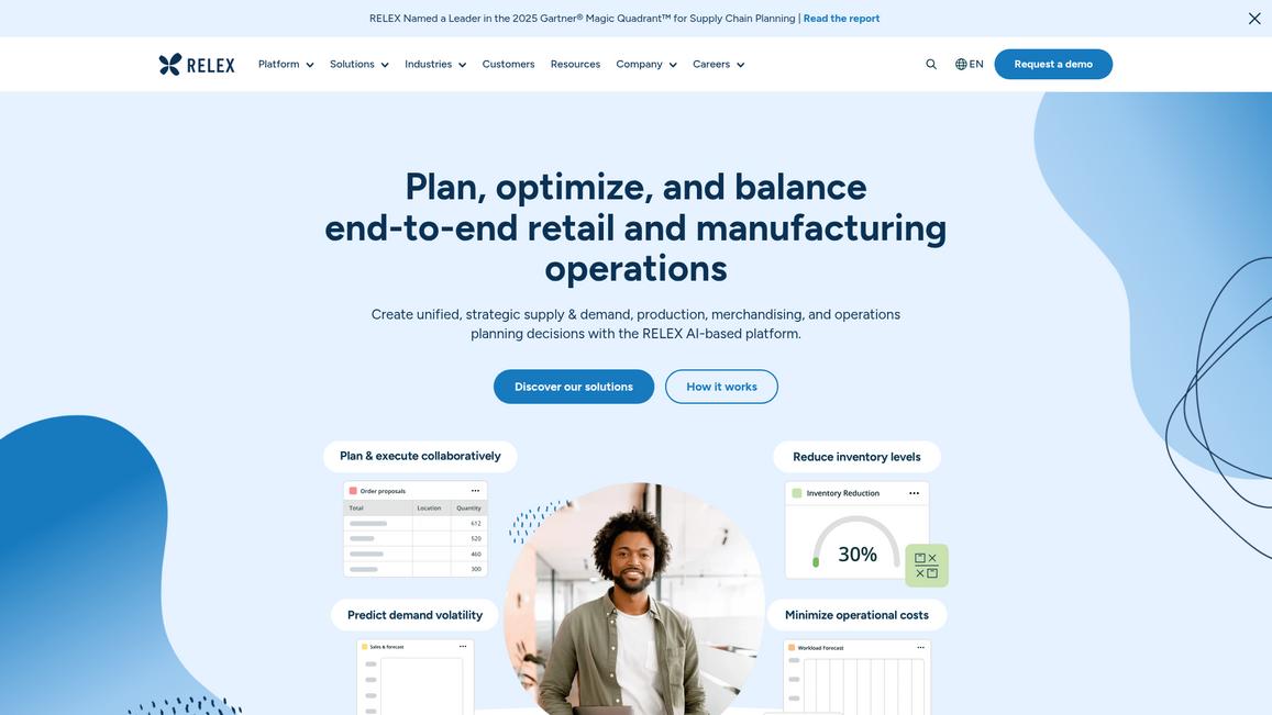 Relex Solutions Homepage
