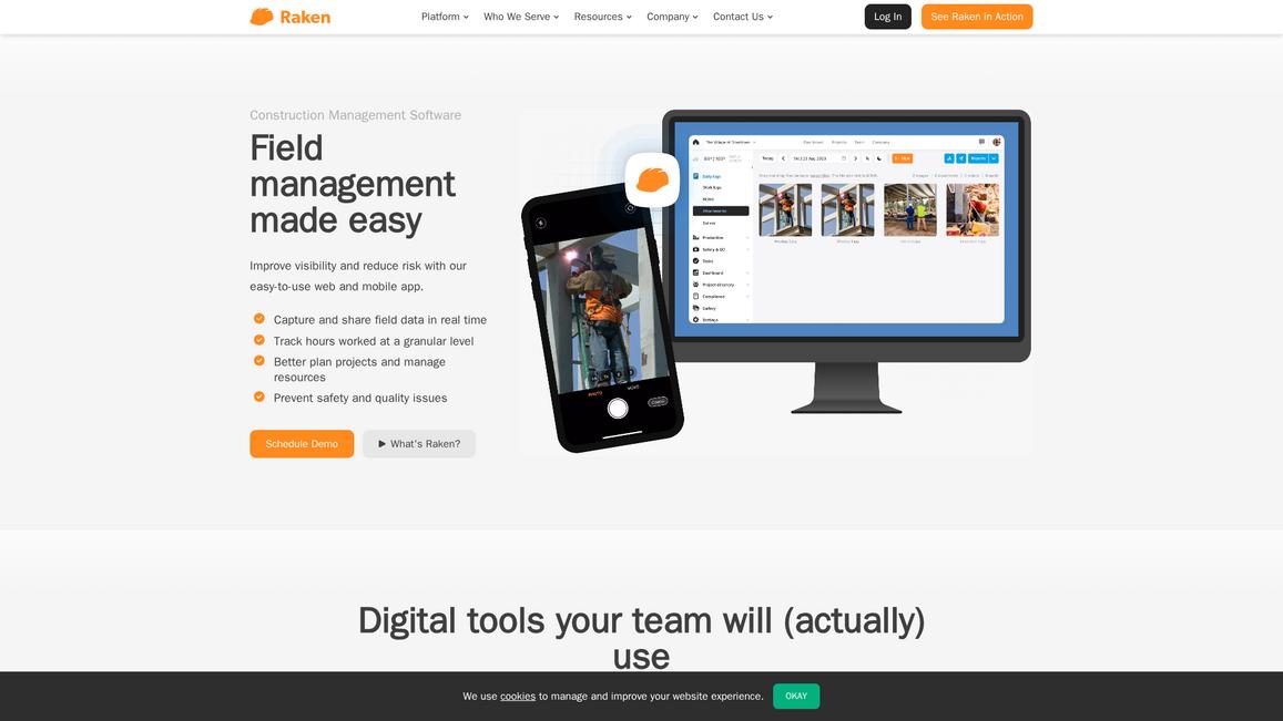 Raken Homepage