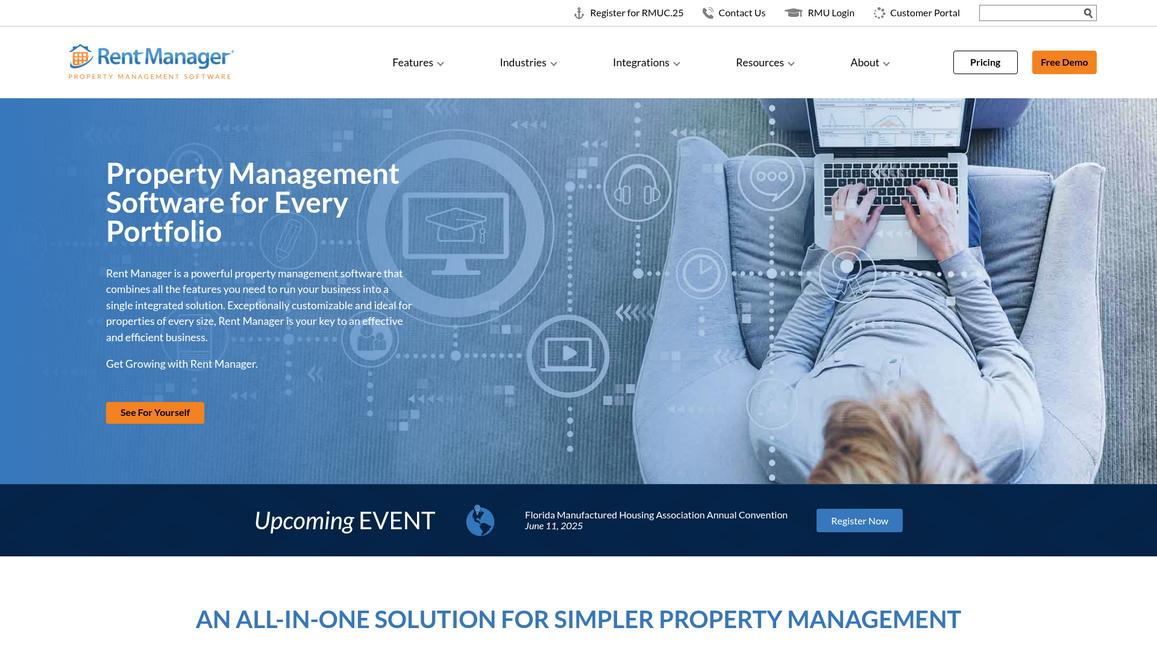 Rent Manager Homepage