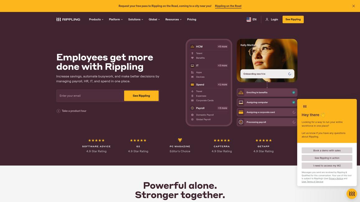 Rippling Homepage
