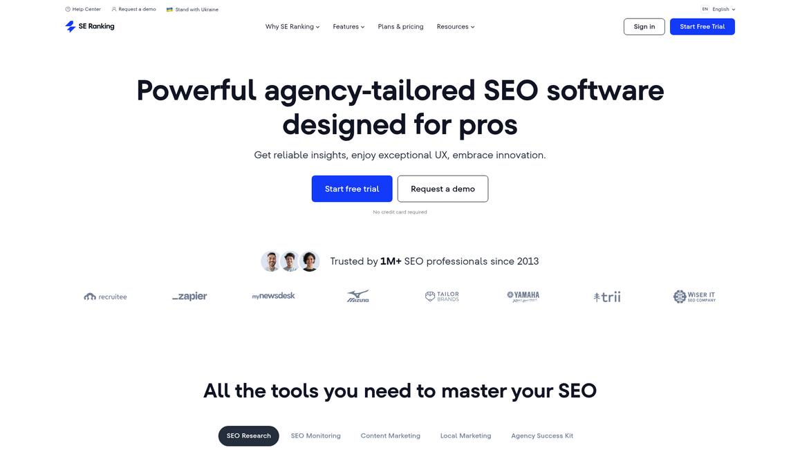 Se Ranking Homepage