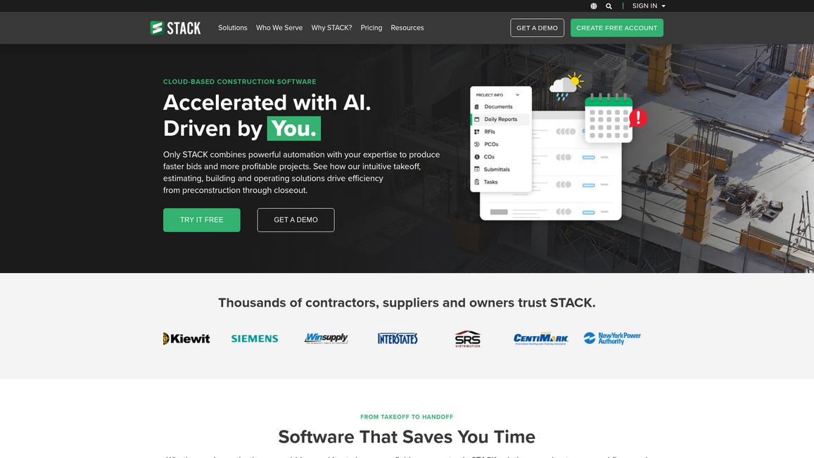 Stack Homepage