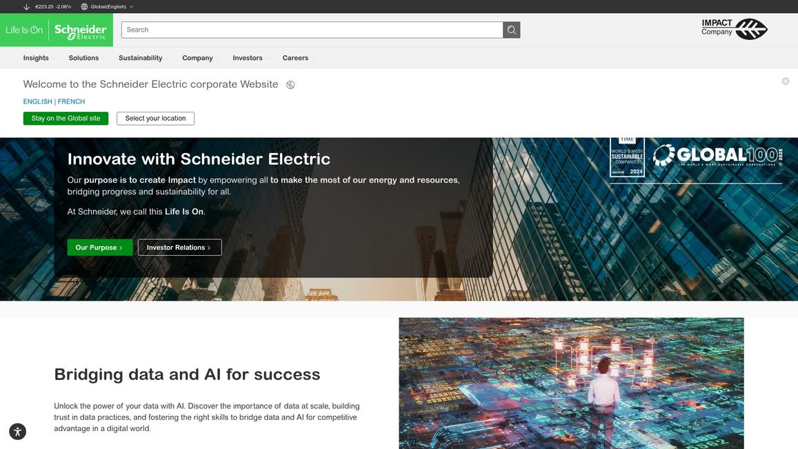 Schneider Electric Homepage