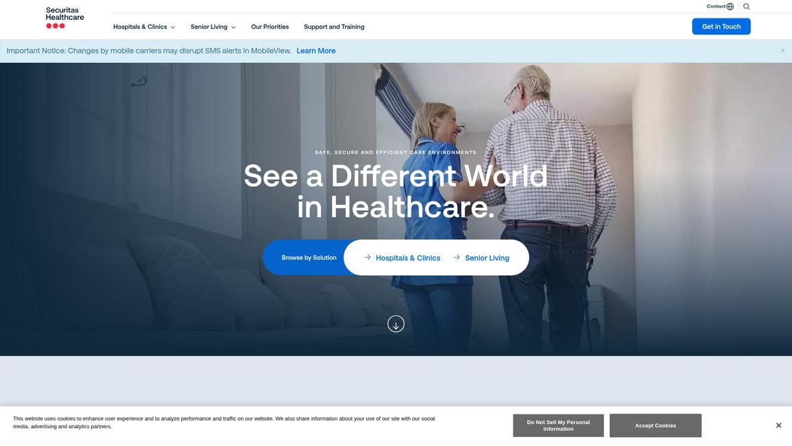 Securitas Healthcare Homepage
