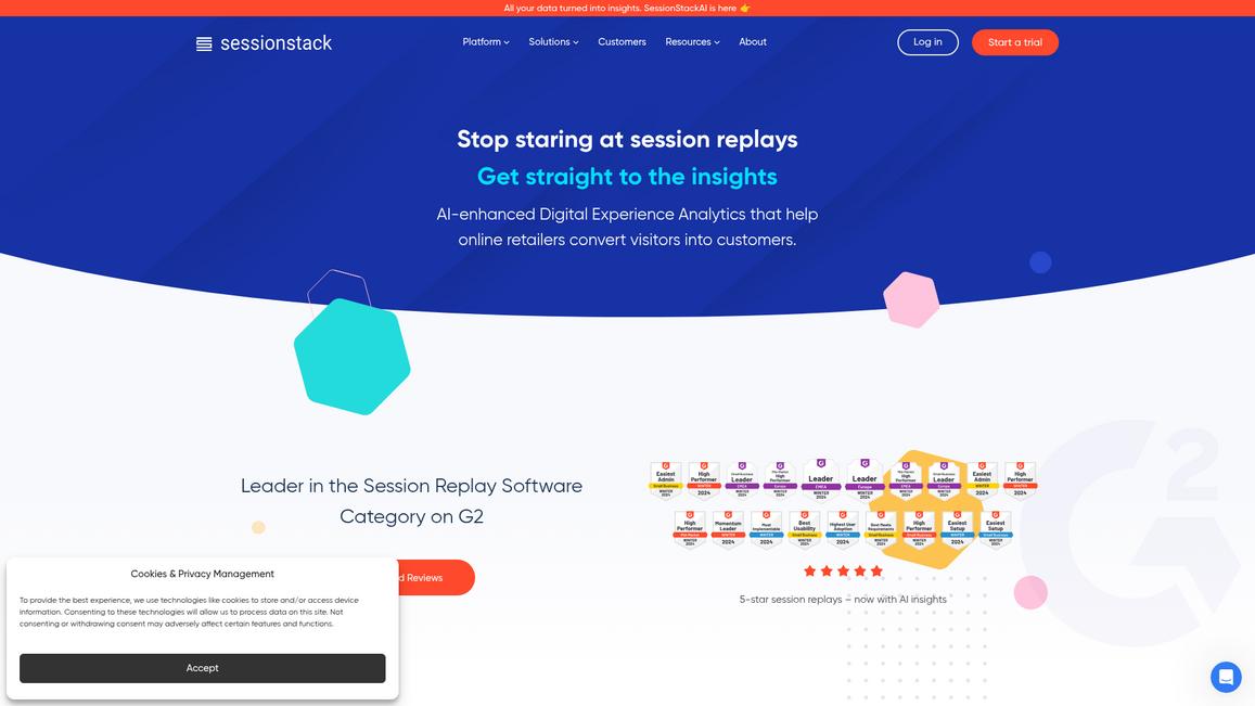 Session Stack Homepage