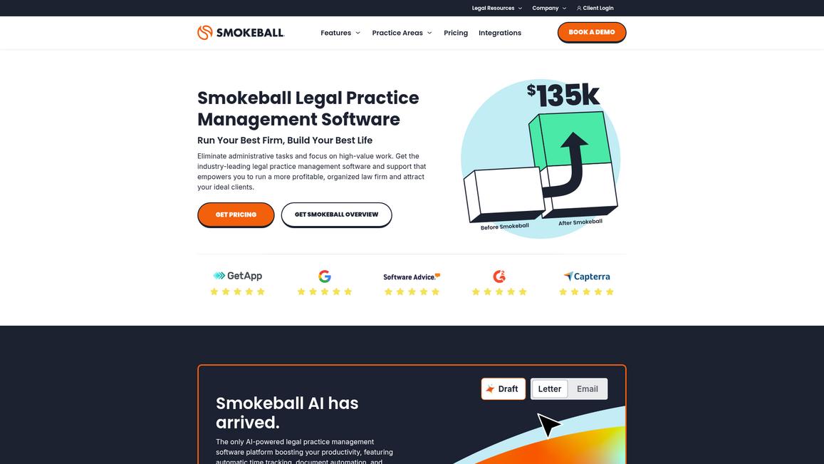 Smokeball Homepage