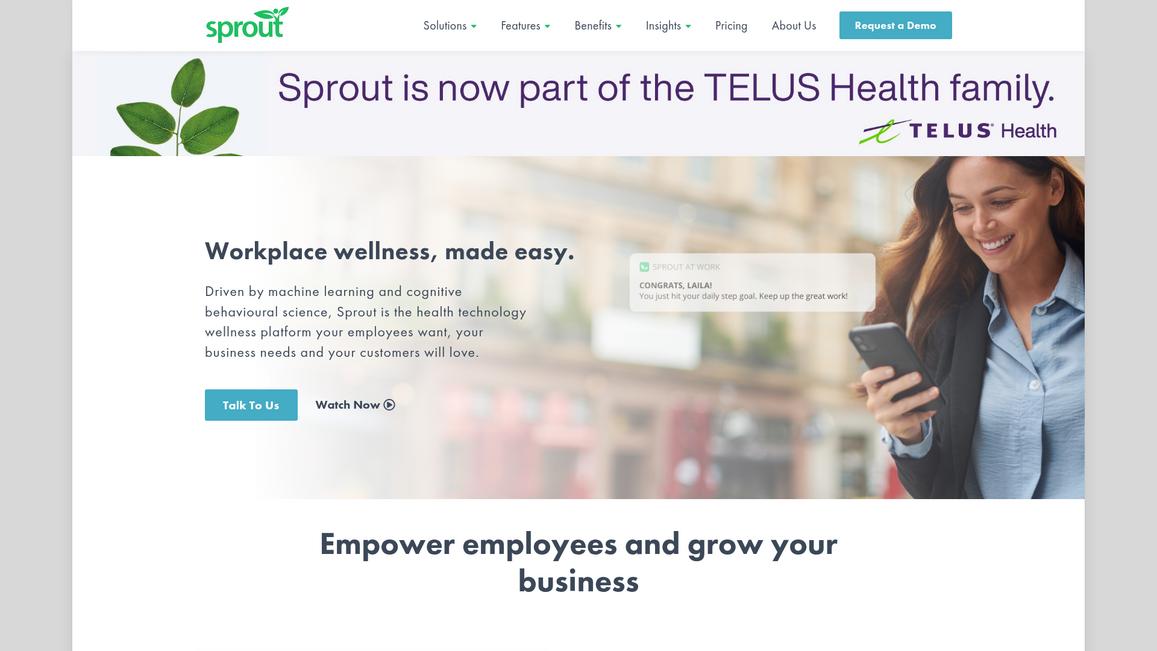 Sprout Homepage