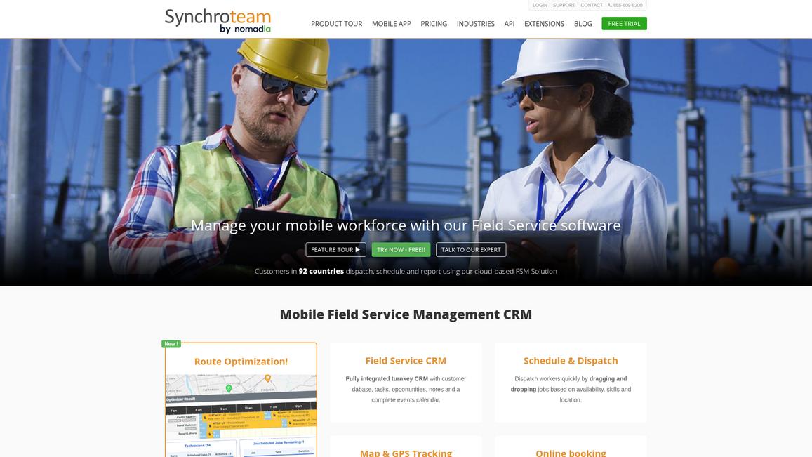 Synchroteam Homepage