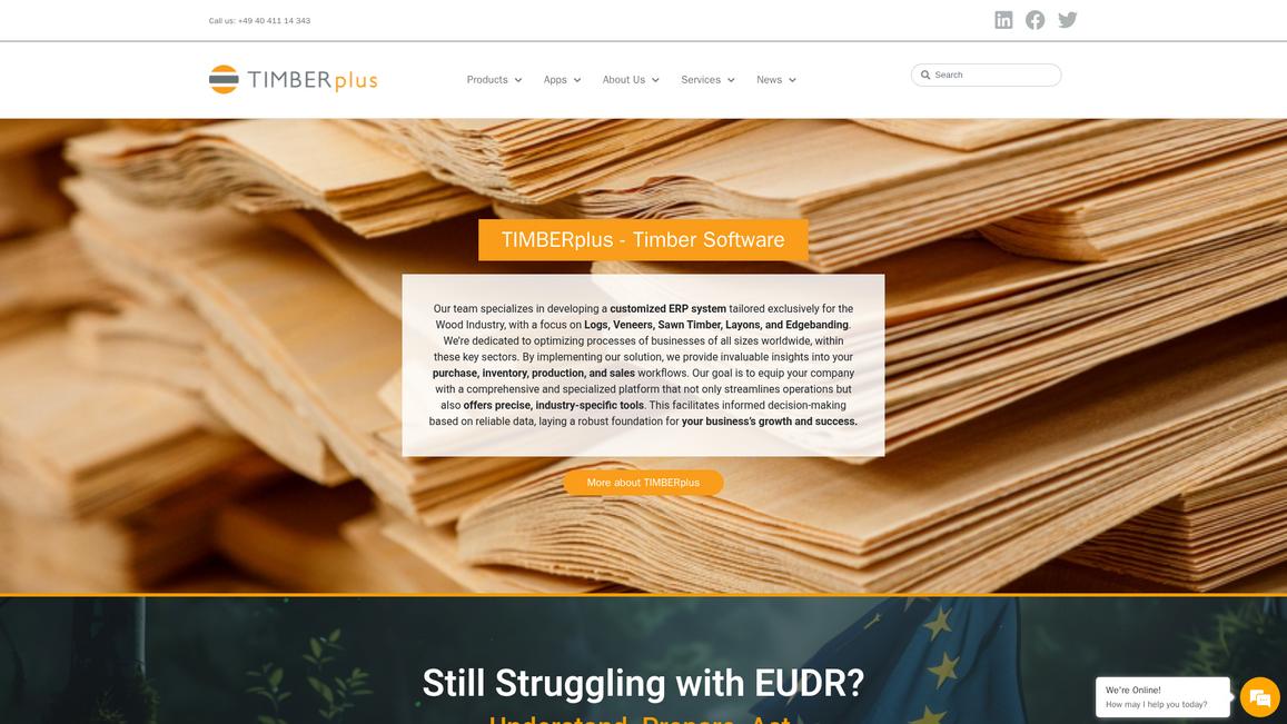 Timberplus Homepage
