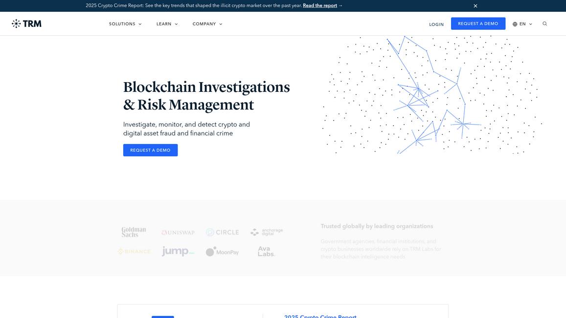 Trm Labs Homepage