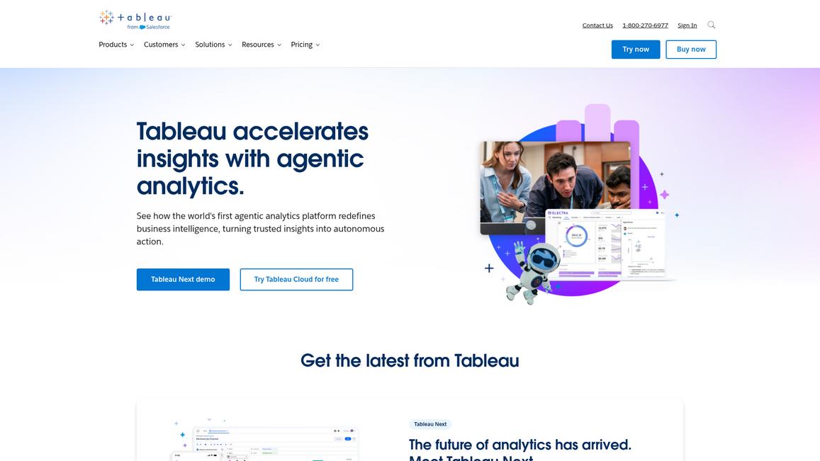 Tableau Homepage