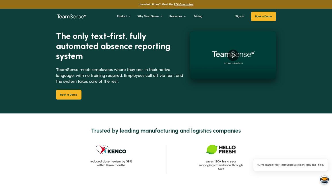 Team Sense Homepage
