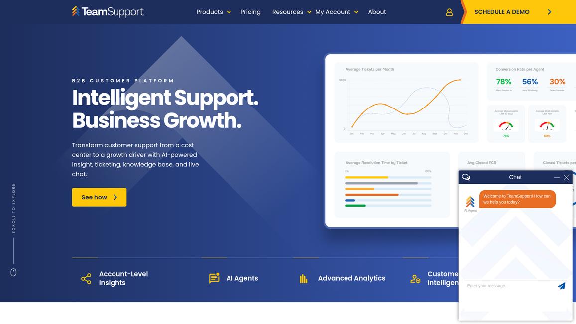 Team Support Homepage