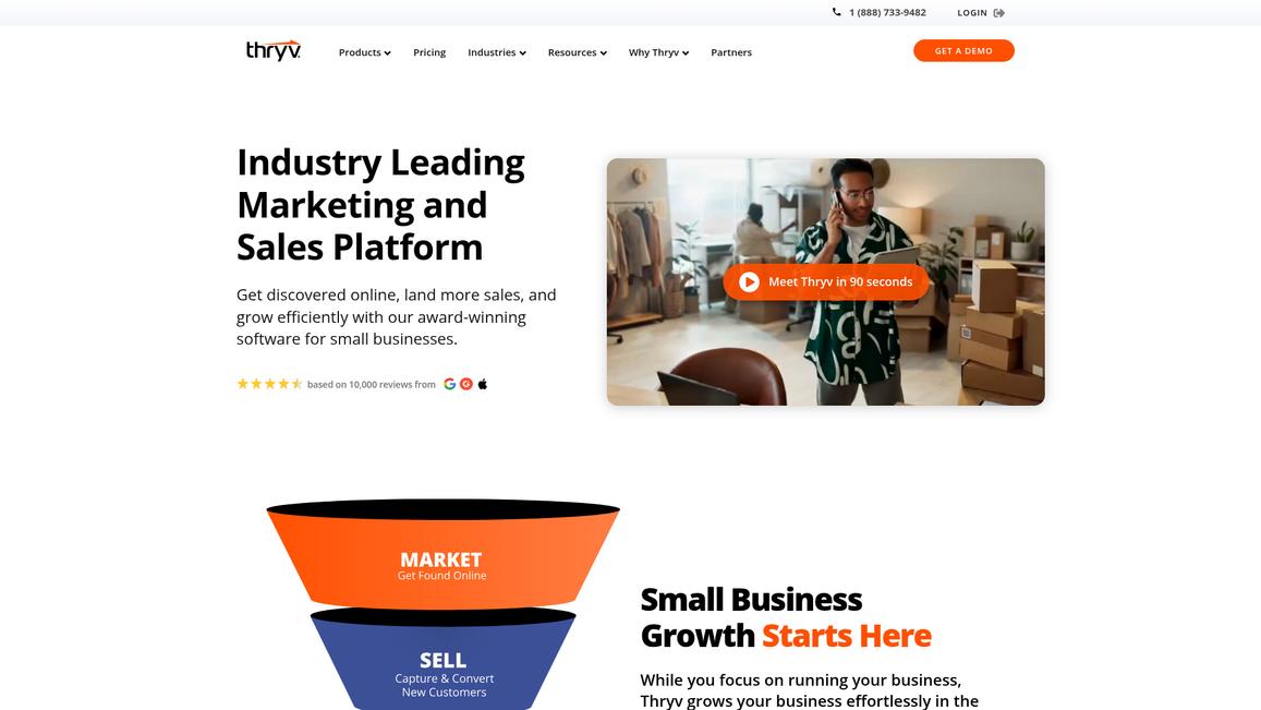 Thryv Homepage