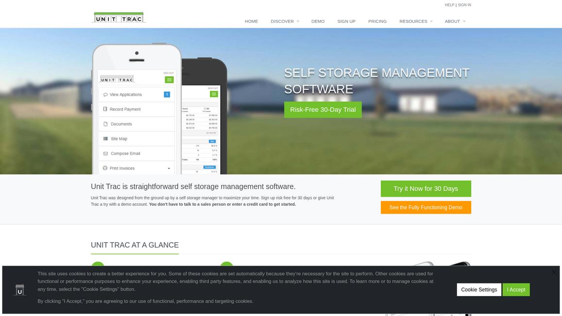Unit Trac Homepage