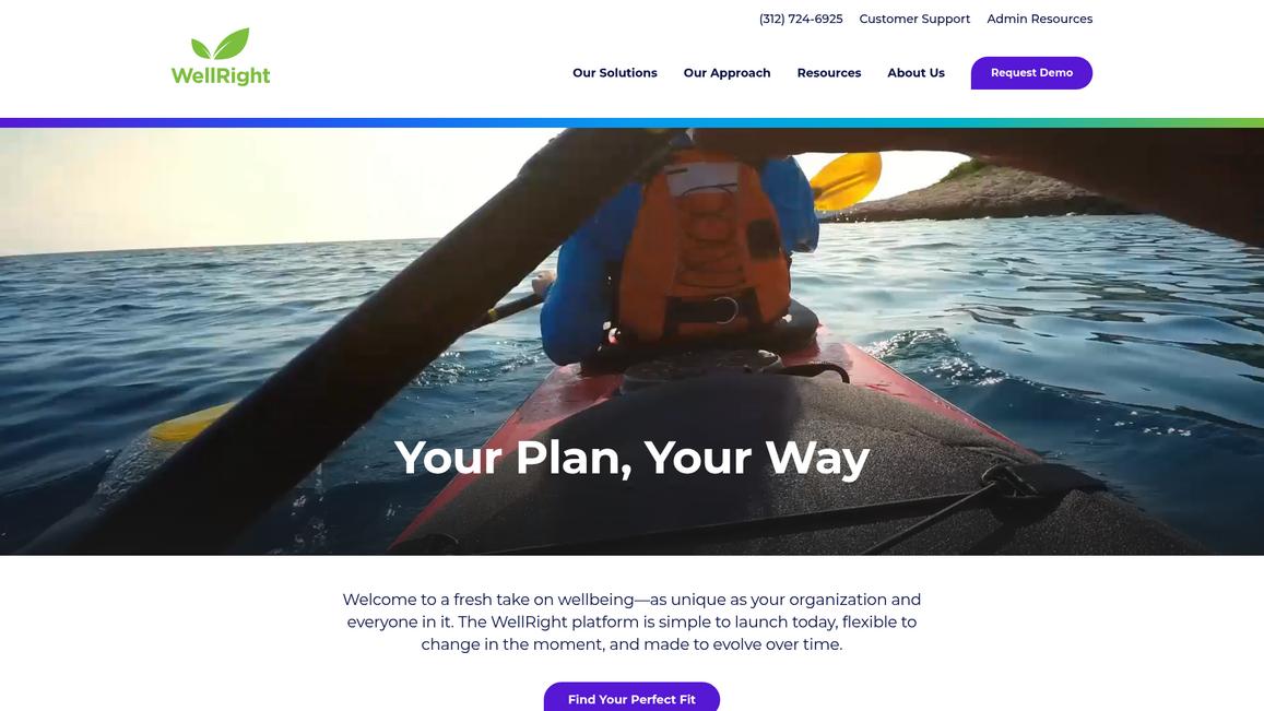 Well Right Homepage