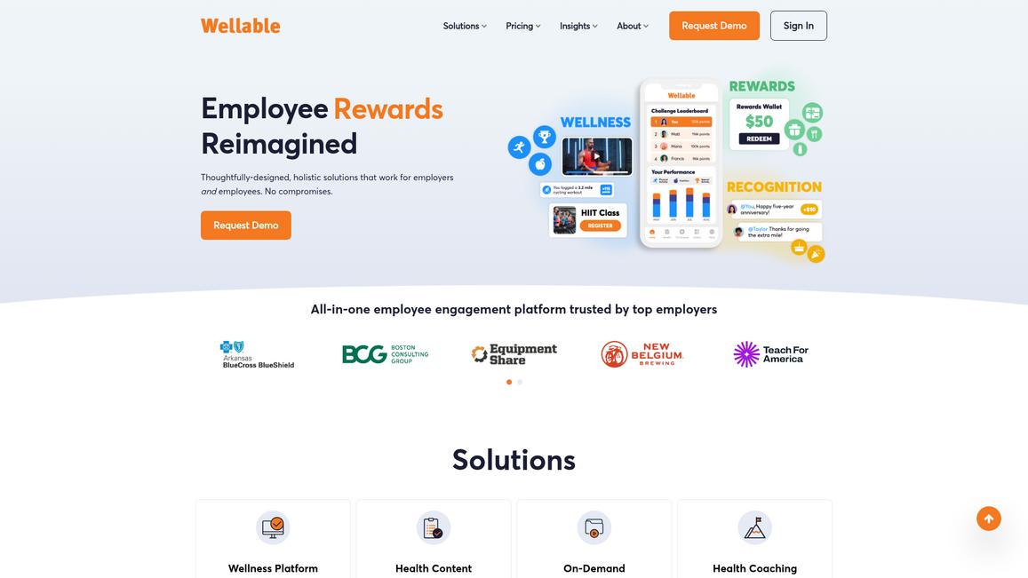 Wellable Homepage