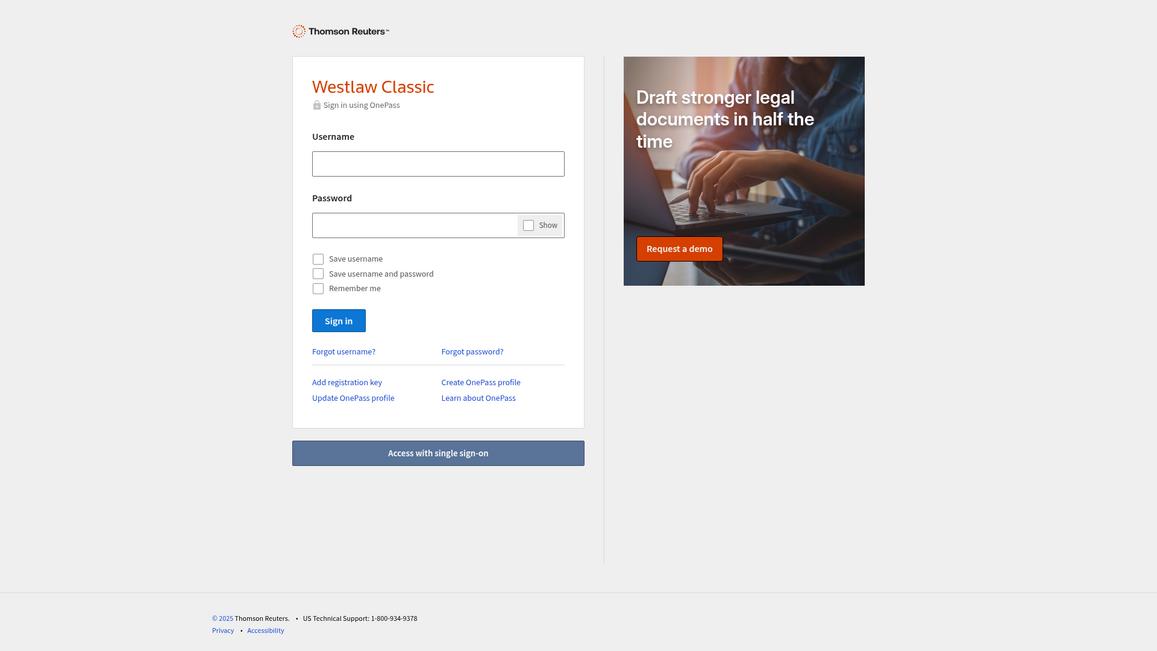 Westlaw Homepage
