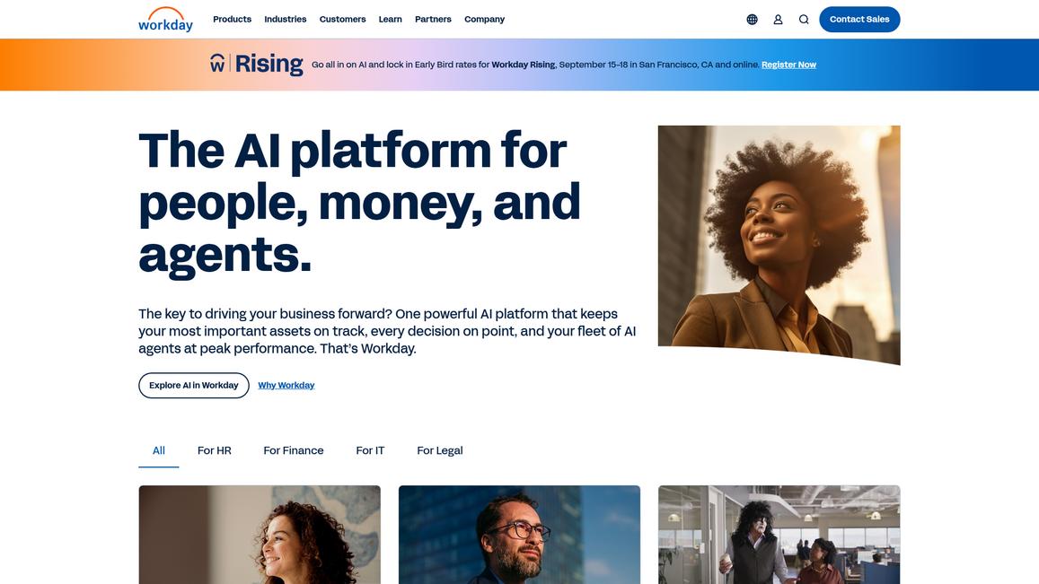 Workday Homepage