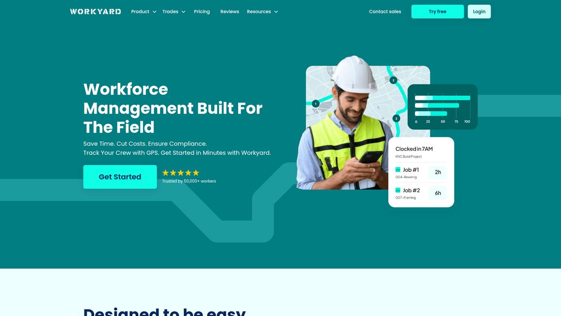 Workyard Homepage