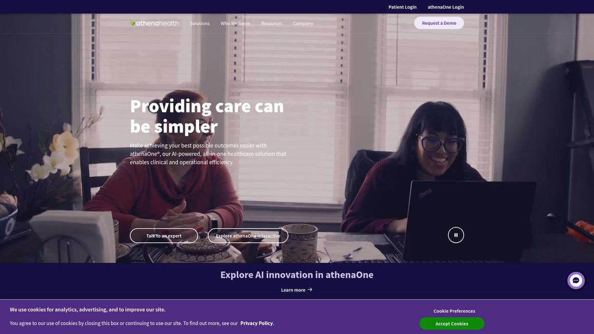 Athenahealth Homepage