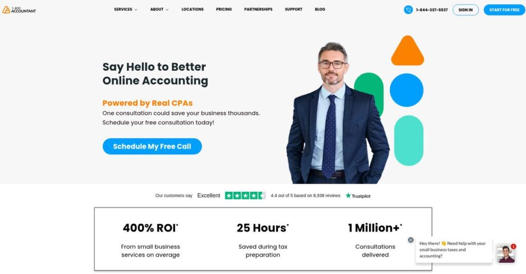 1 800Accountant Homepage