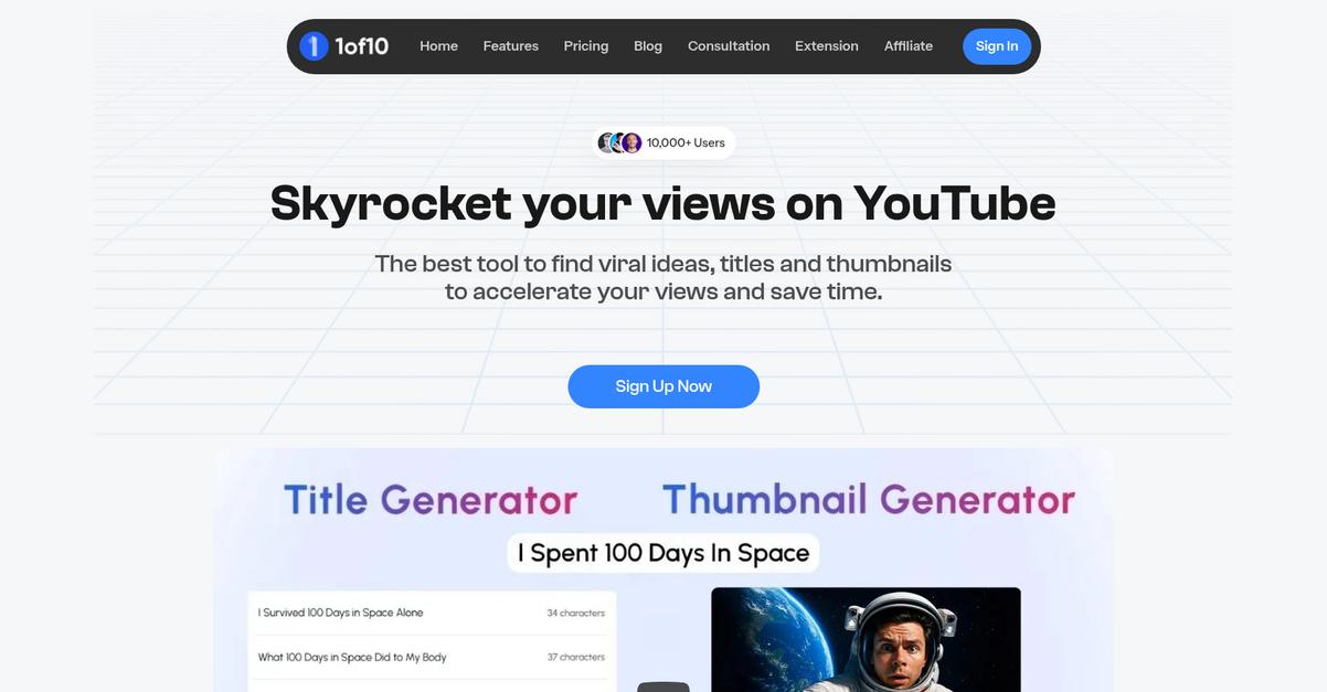 1of10 Homepage