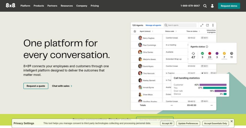 8x8 Homepage