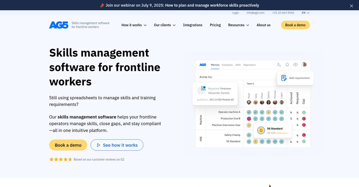Ag5 Homepage