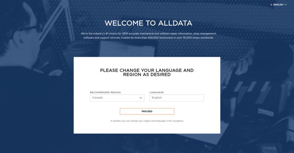 ALLDATA Homepage