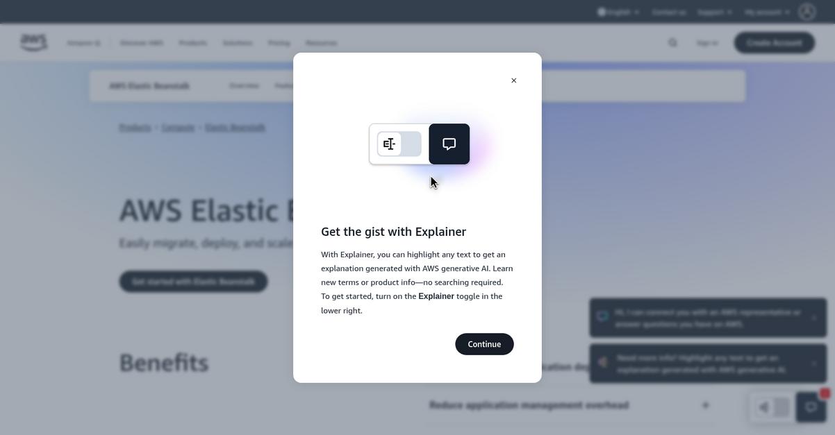 Aws Elastic Beanstalk Homepage