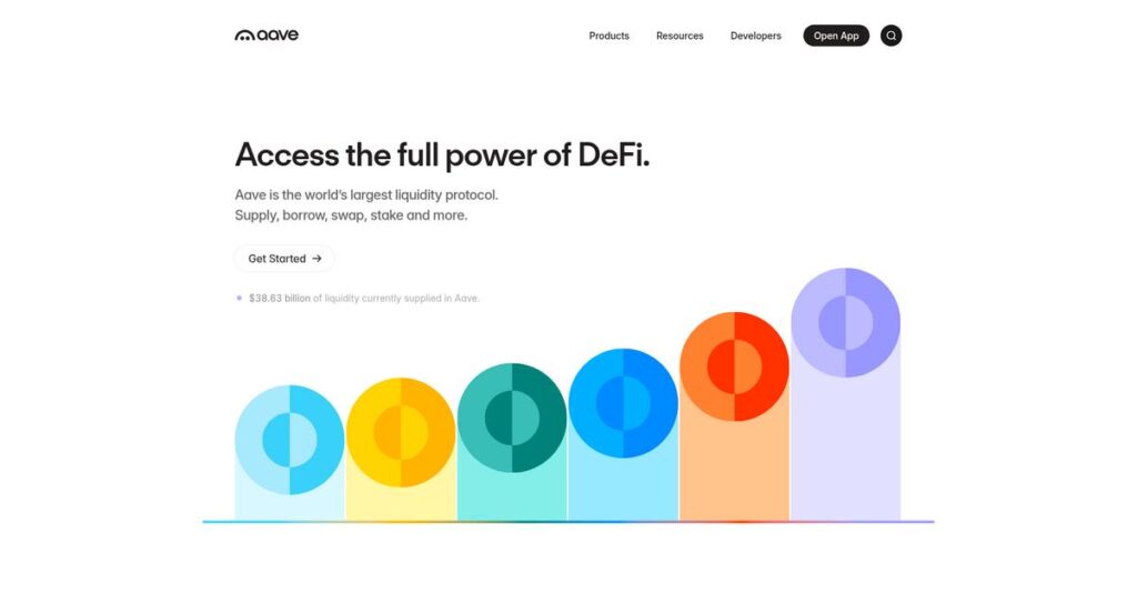 Aave Homepage