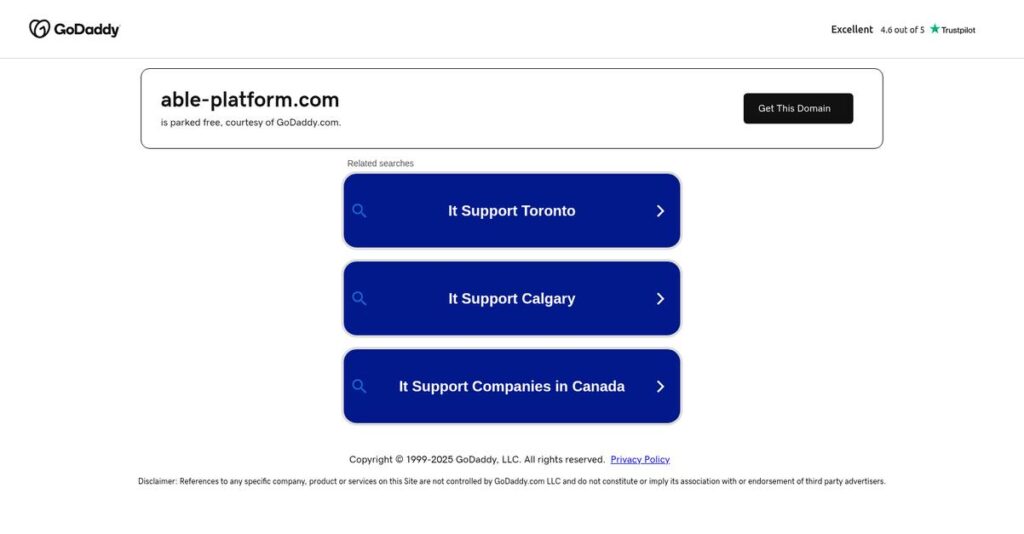 Able Platform Homepage