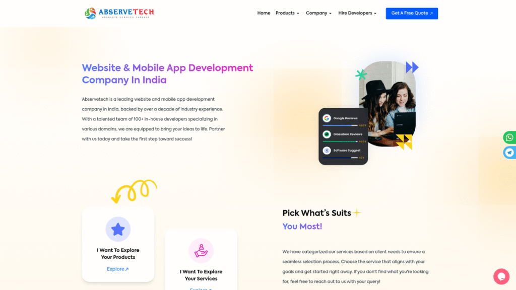 Abservetech Homepage