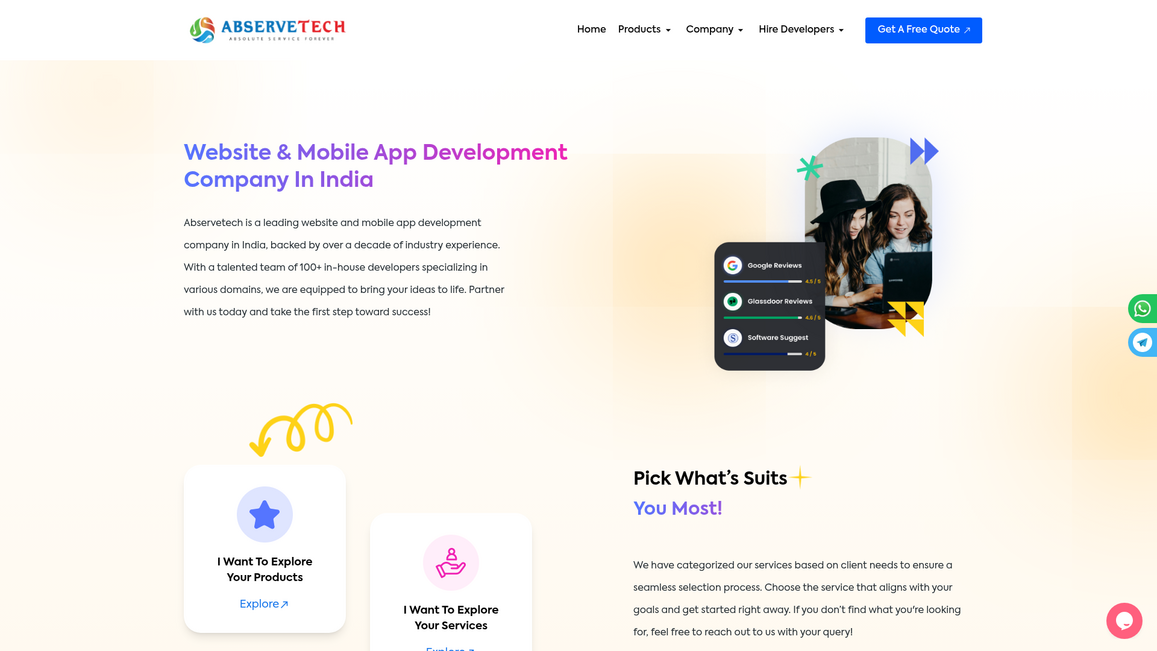 Abservetech Homepage
