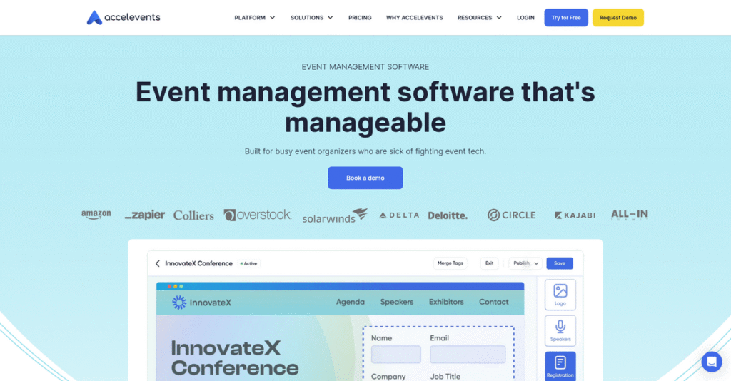 Accelevents Homepage