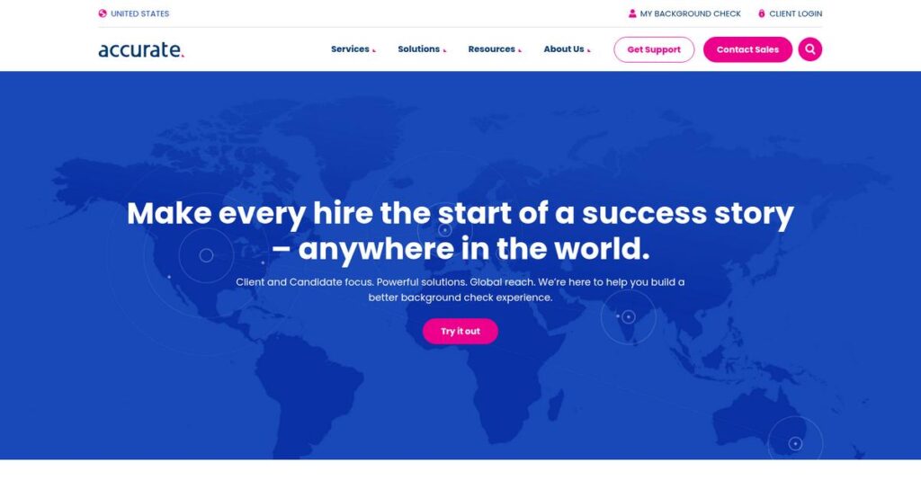 Accurate Background Homepage