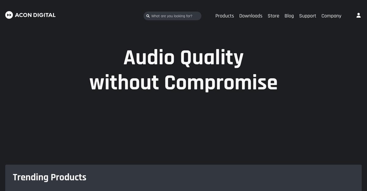 Acon Digital Homepage
