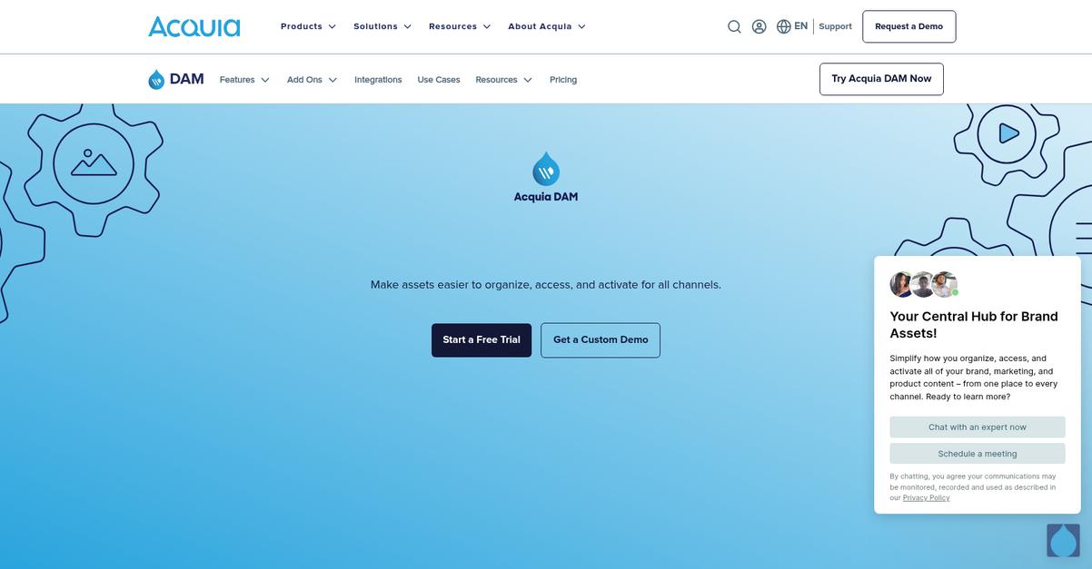 Acquia Homepage 1