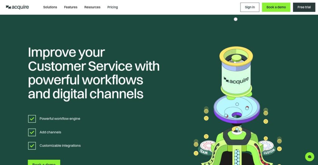 Acquire Homepage