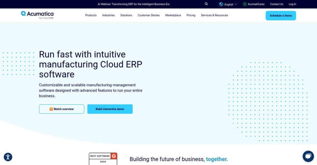 Acumatica Homepage