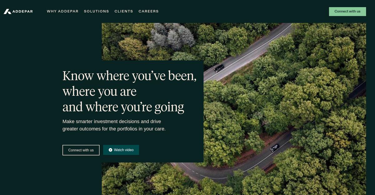 Addepar Homepage