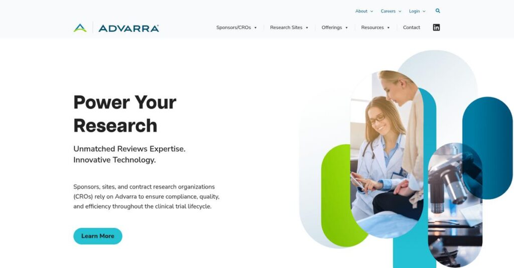 Advarra Homepage