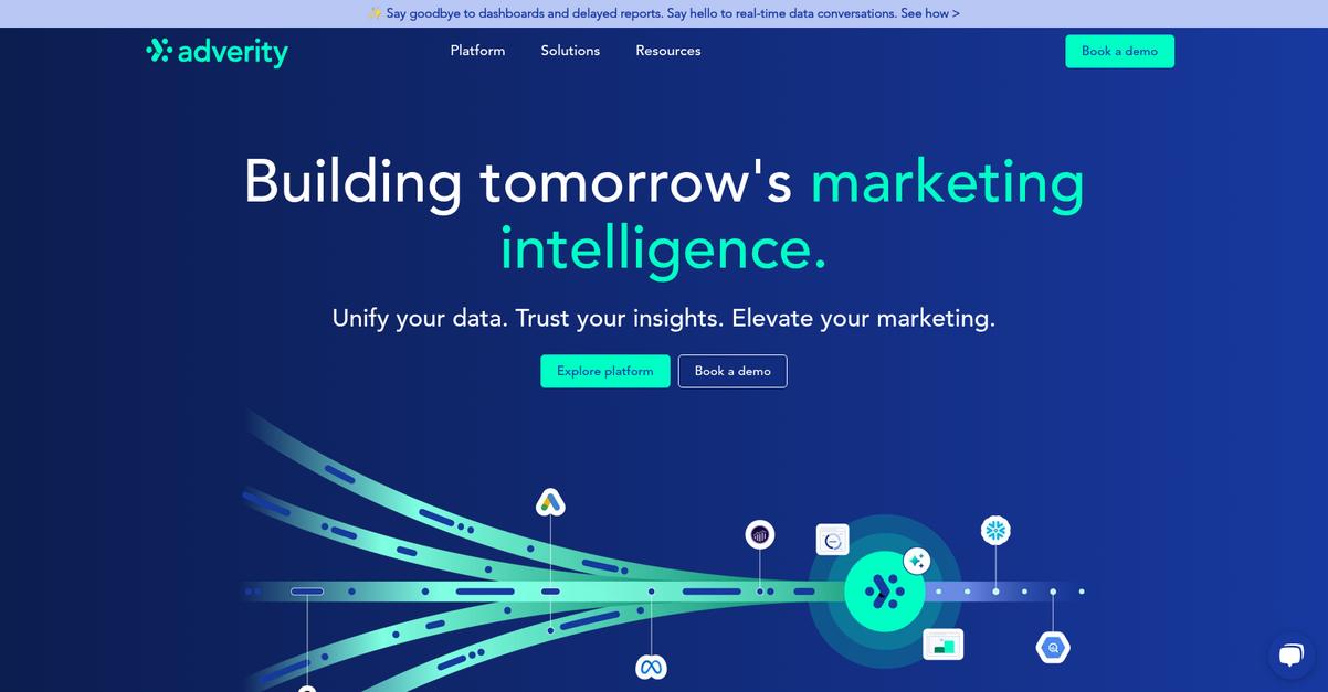 Adverity Homepage