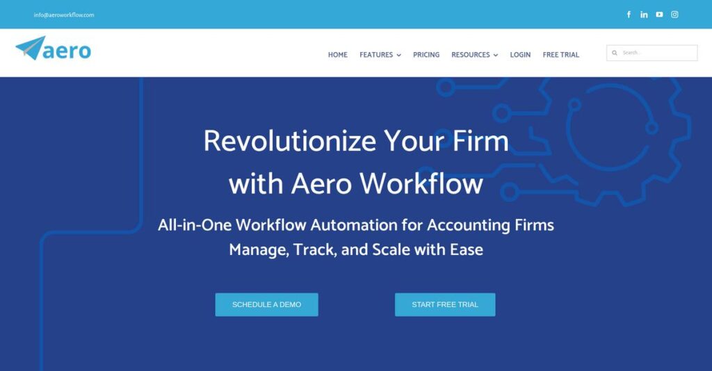 Aero Workflow Homepage