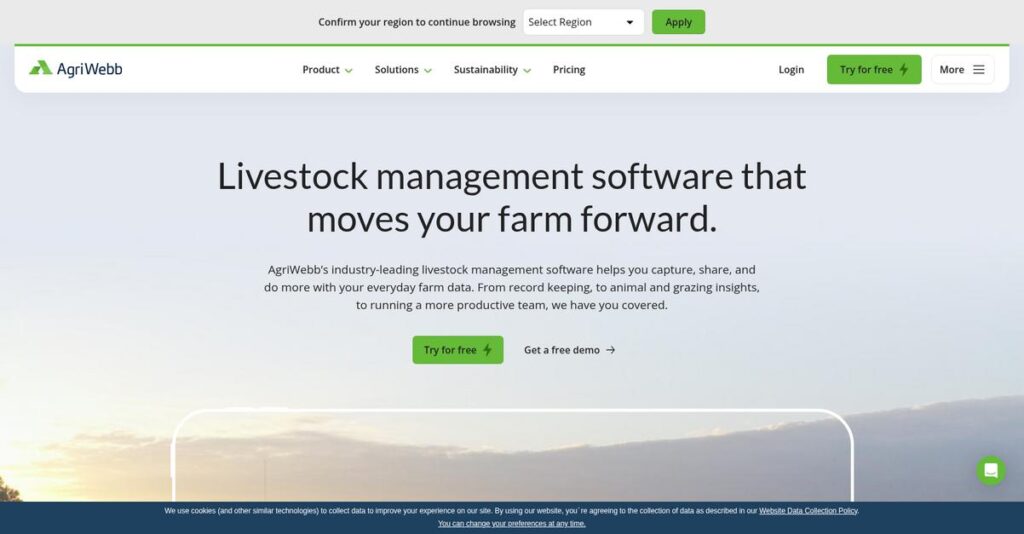 AgriWebb Homepage