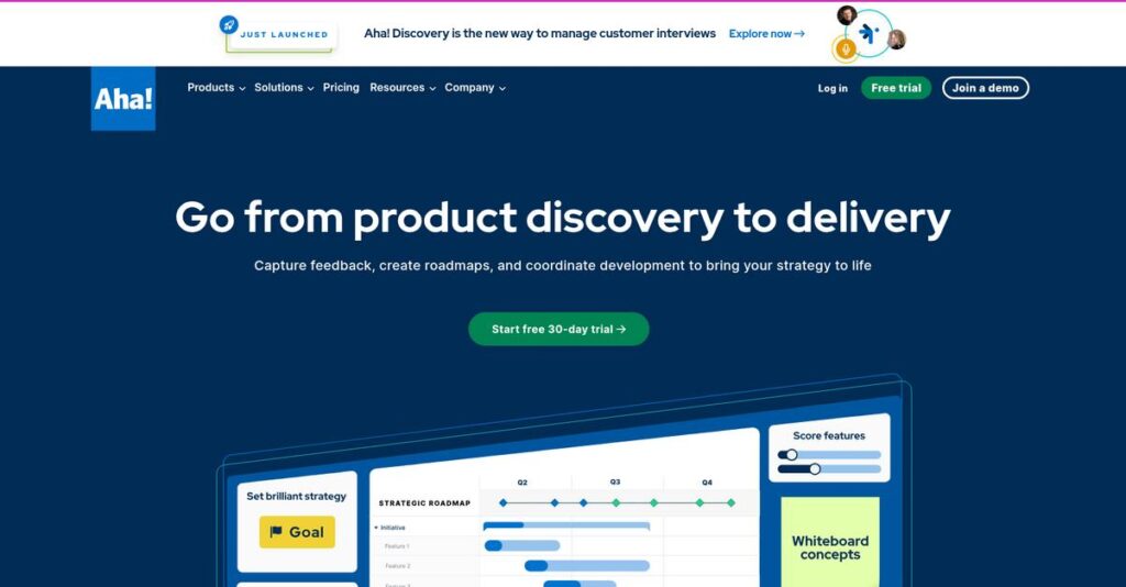 Aha Homepage