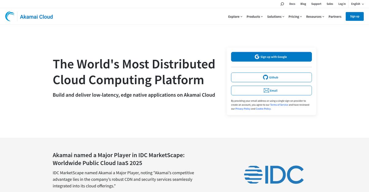 Akamai Homepage 1